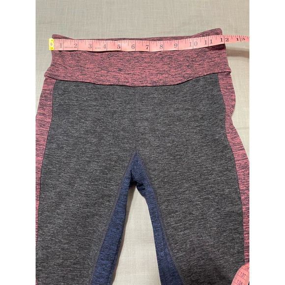Free People Movement Dylan High rise Color Block Crop Leggings Yoga XS - Picture 9 of 11